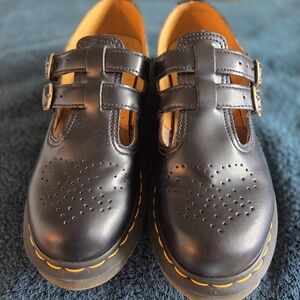 Dr. Martens Black Womans MJ Dress Shoes
